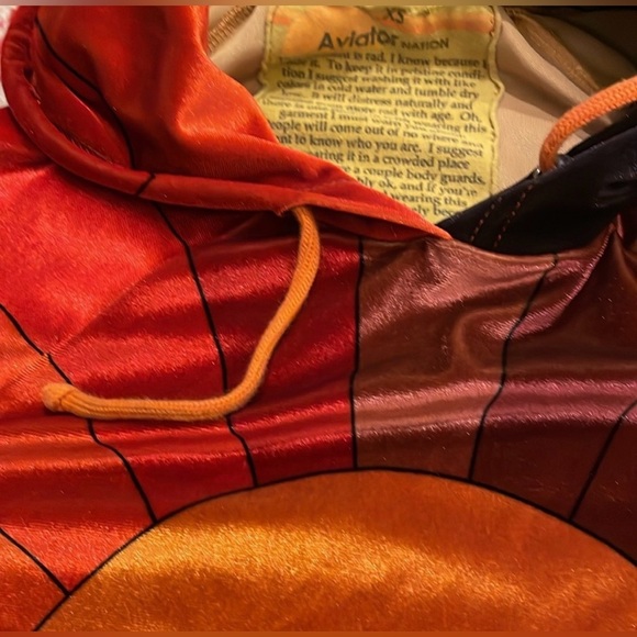 RARE🔥 Aviator Nation “VELVET SUNBURST HOODIE" unisex XS - Picture 6 of 7